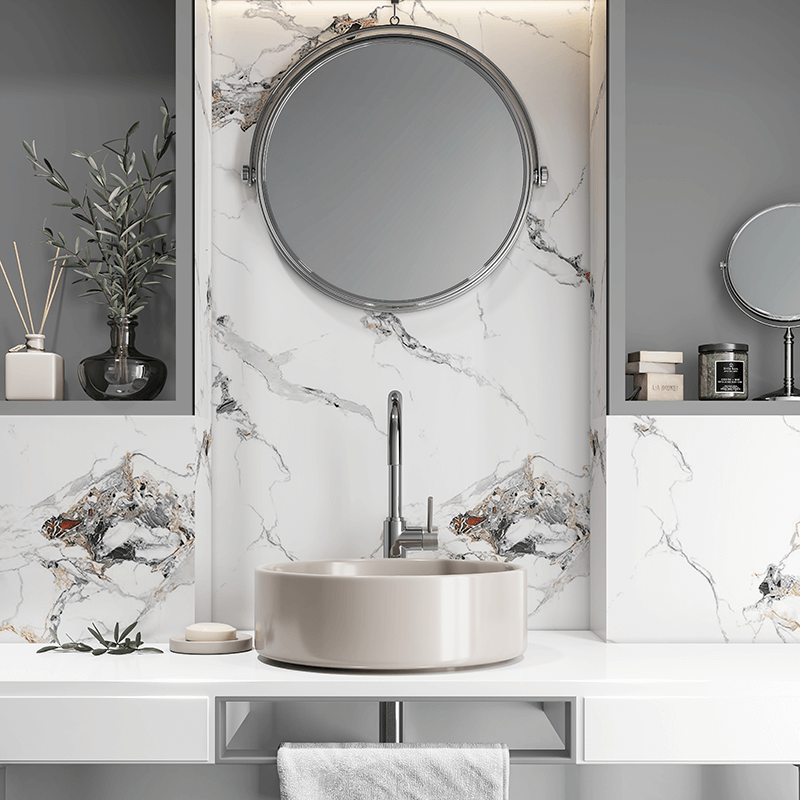 Matt Onyx Carrara Marble 10mm Neptune Panel 1m x 2.4m image